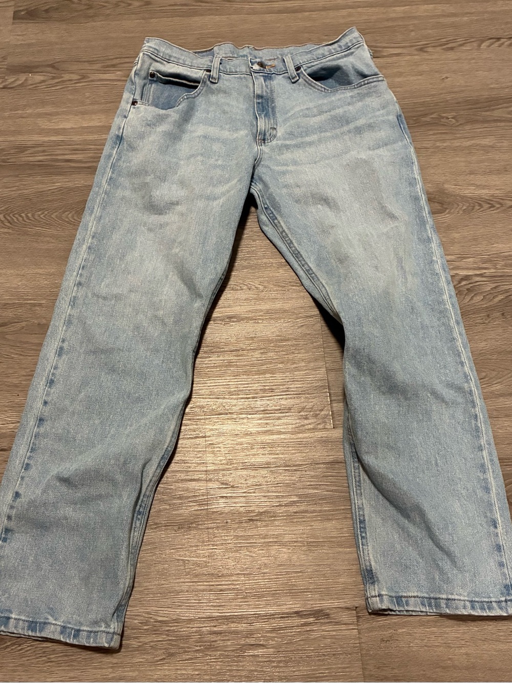 Wrangler Light Blue Straight Leg Jeans